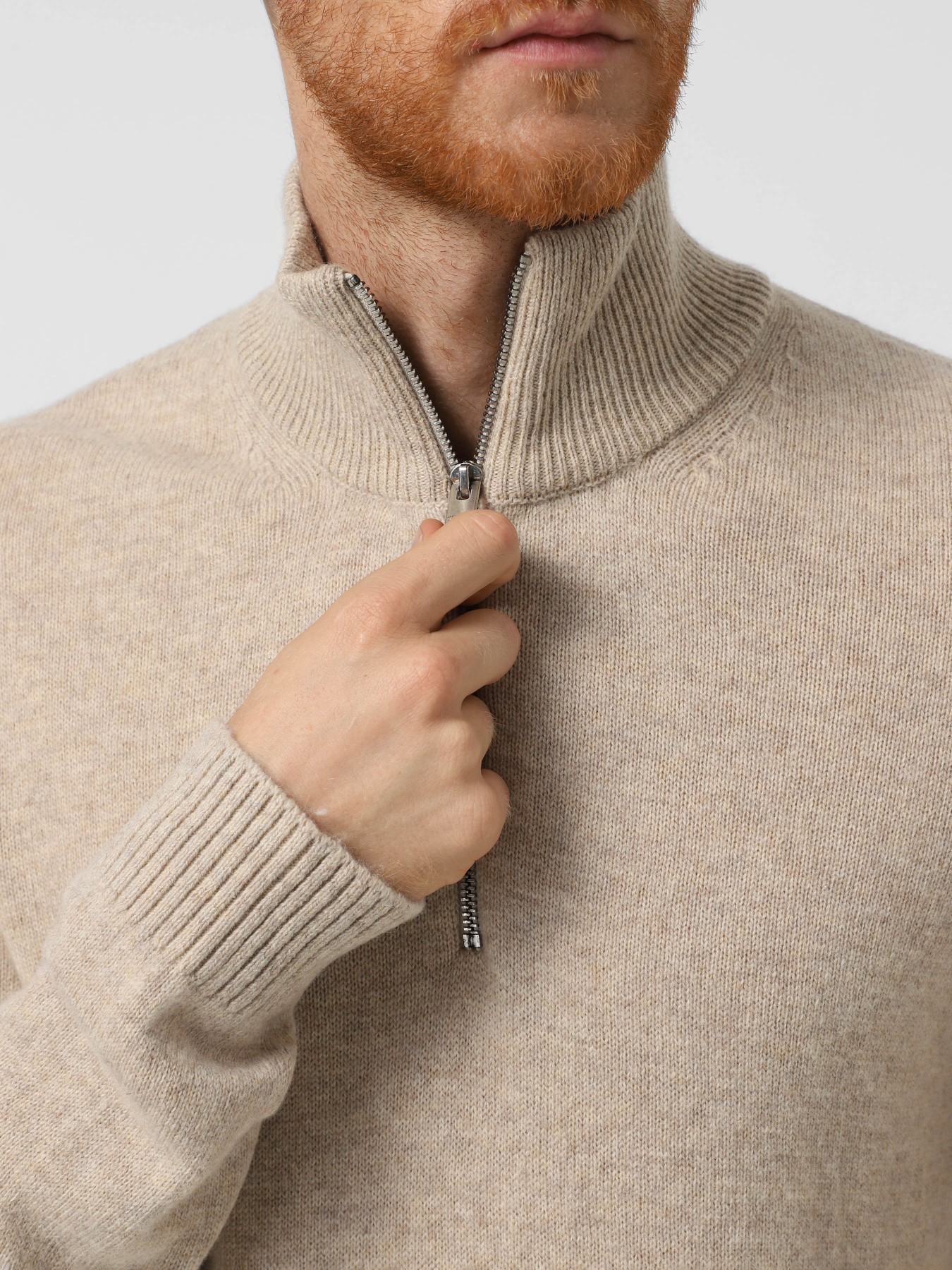 Кофта JACK & JONES модель 12259679_Oatmeal MELANGE Фото