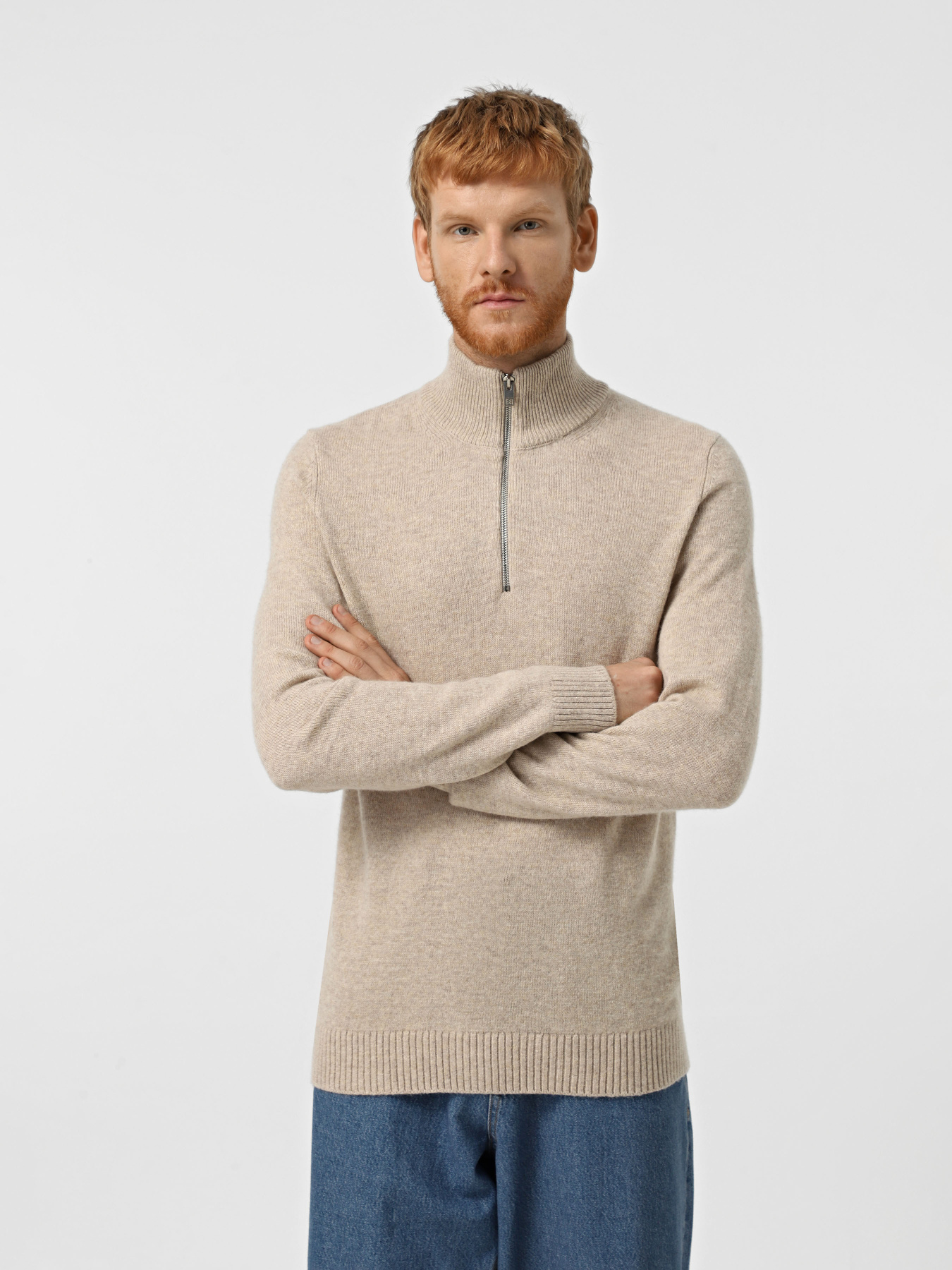 Кофта JACK & JONES модель 12259679_Oatmeal MELANGE Фото