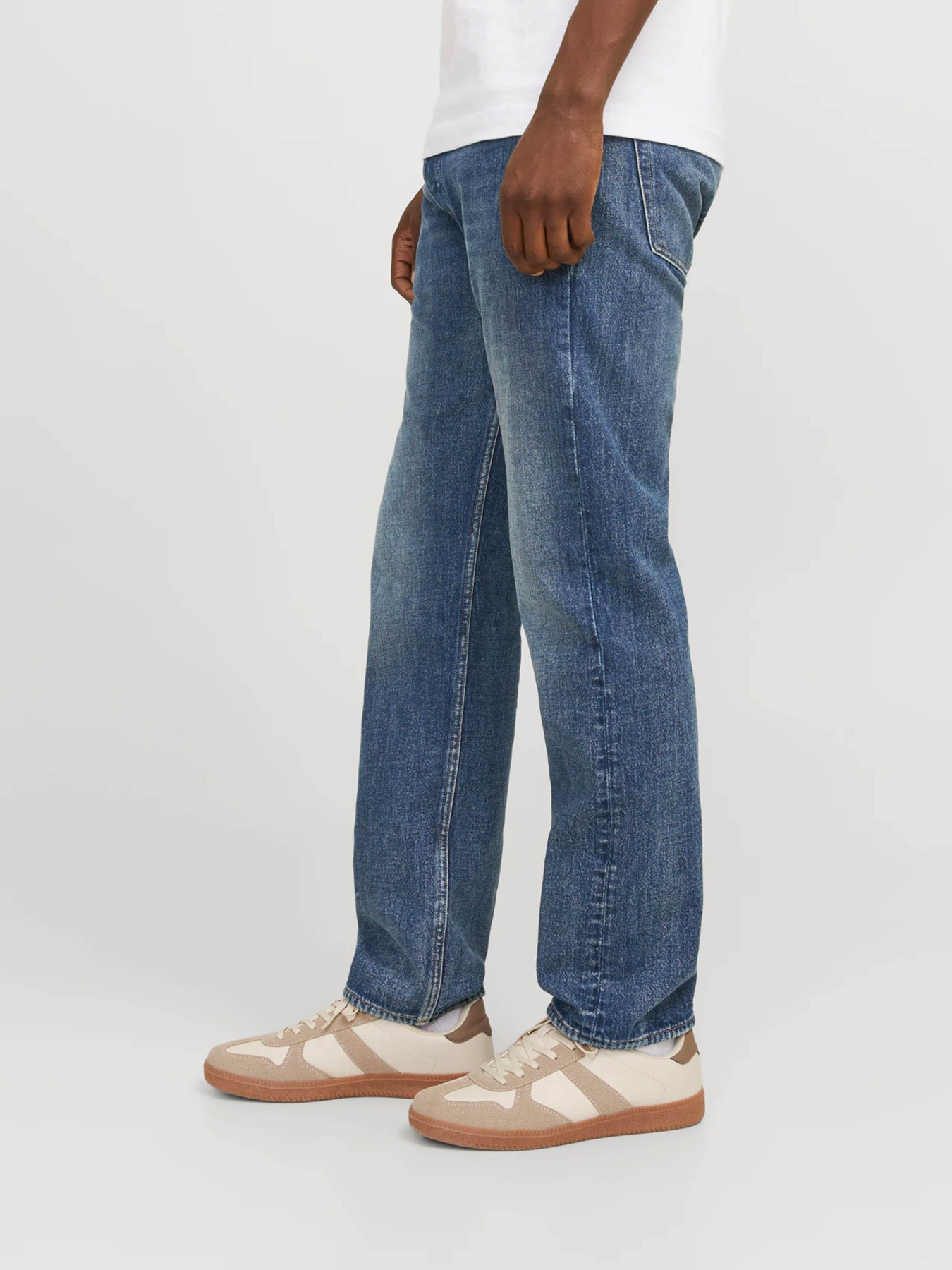 Прямые джинсы JACK & JONES модель 12263279_Blue Denim Фото