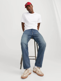 Прямі джинси JACK & JONES модель 12263279_Blue Denim Фото