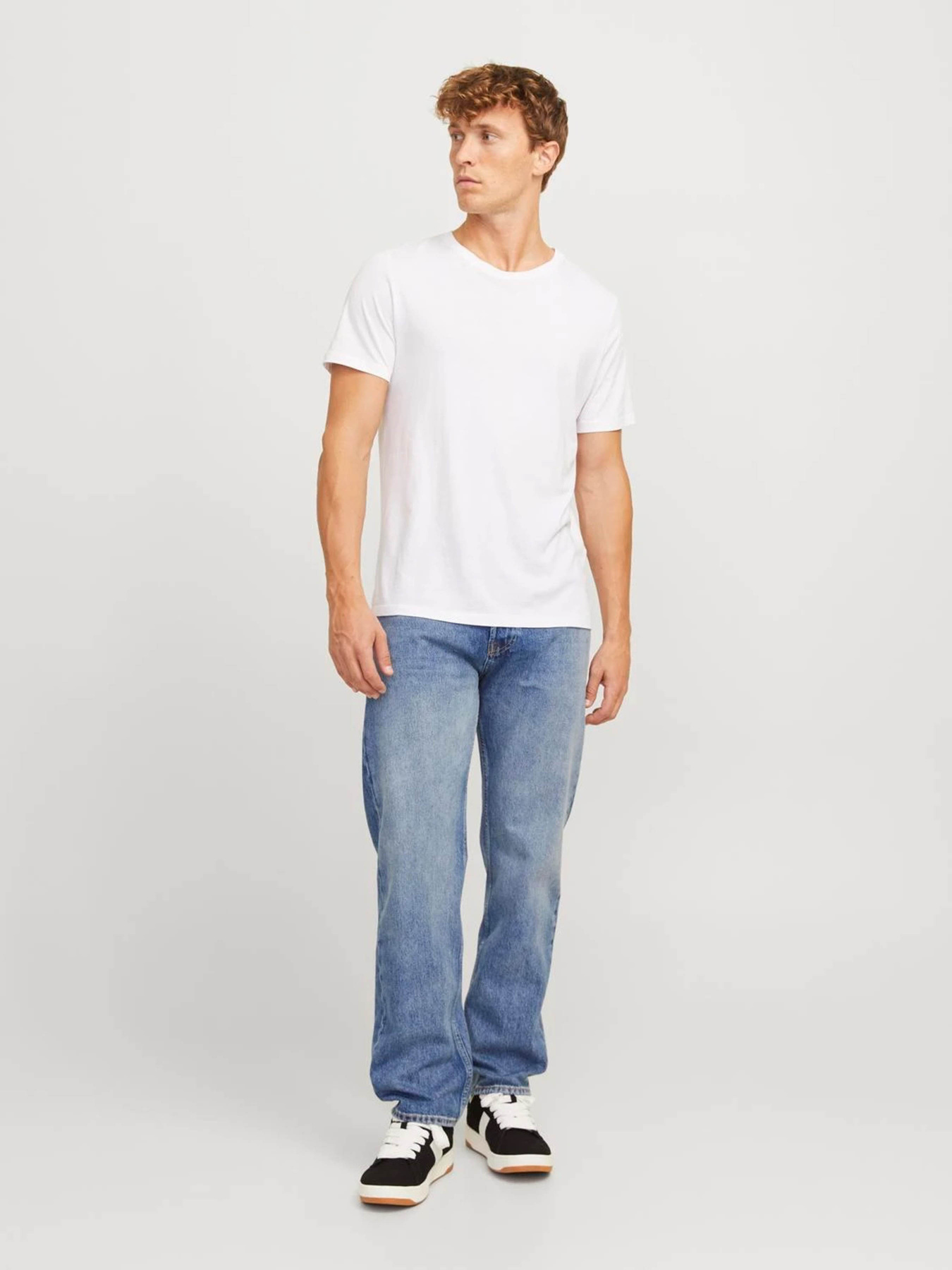 Прямые джинсы JACK & JONES модель 12263281_Blue Denim Фото