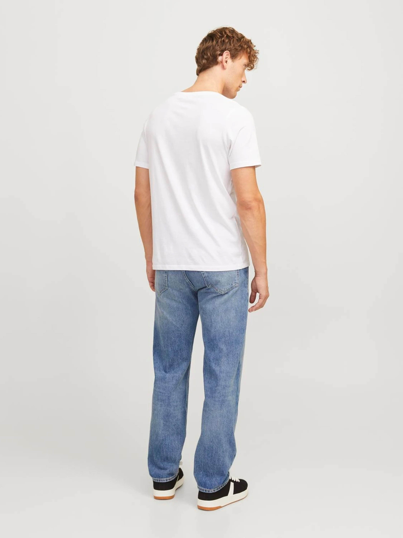 Прямые джинсы JACK & JONES модель 12263281_Blue Denim Фото