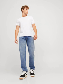 Прямые джинсы JACK & JONES модель 12263281_Blue Denim Фото