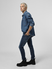 Прямые джинсы JACK & JONES модель 12263286_Blue Denim Фото