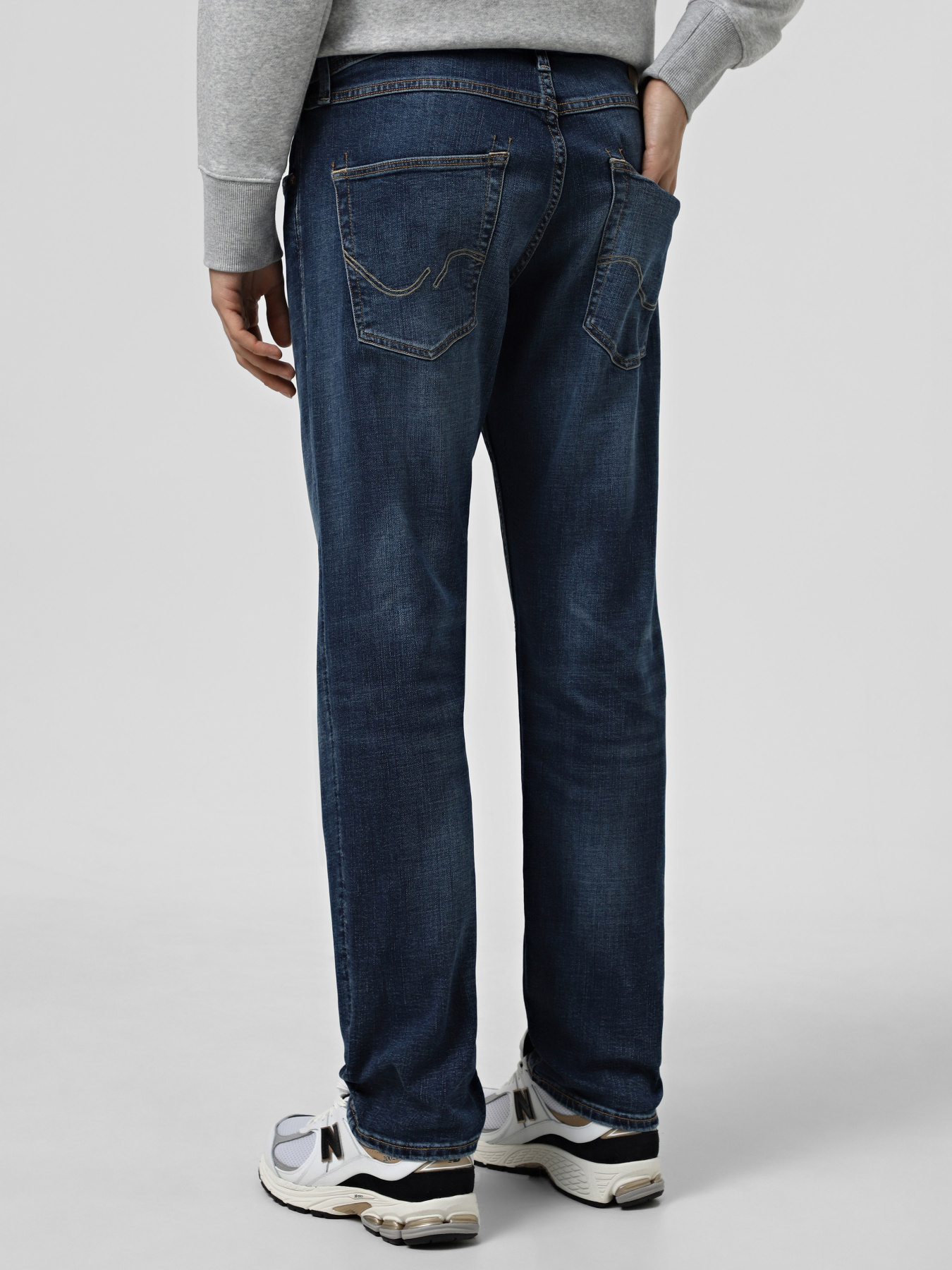 Прямые джинсы JACK & JONES модель 12268996_Blue Denim Фото