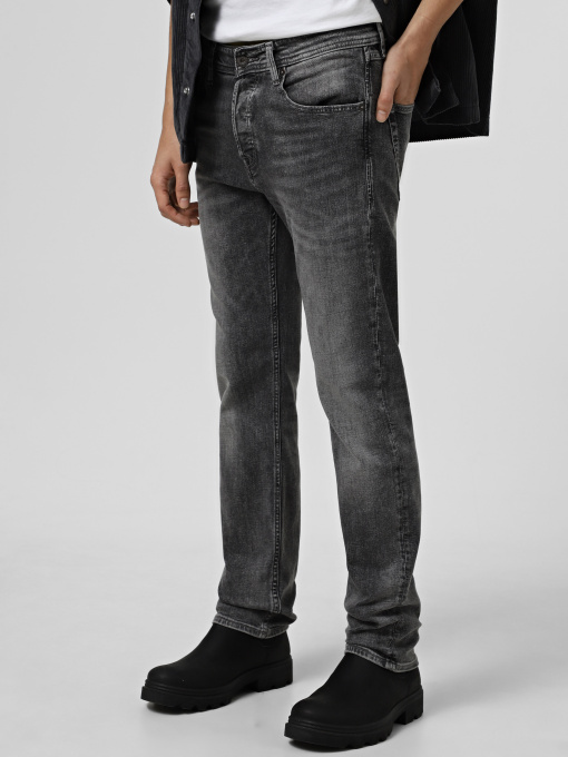 Прямые джинсы JACK & JONES модель 12268998_Grey Denim Фото