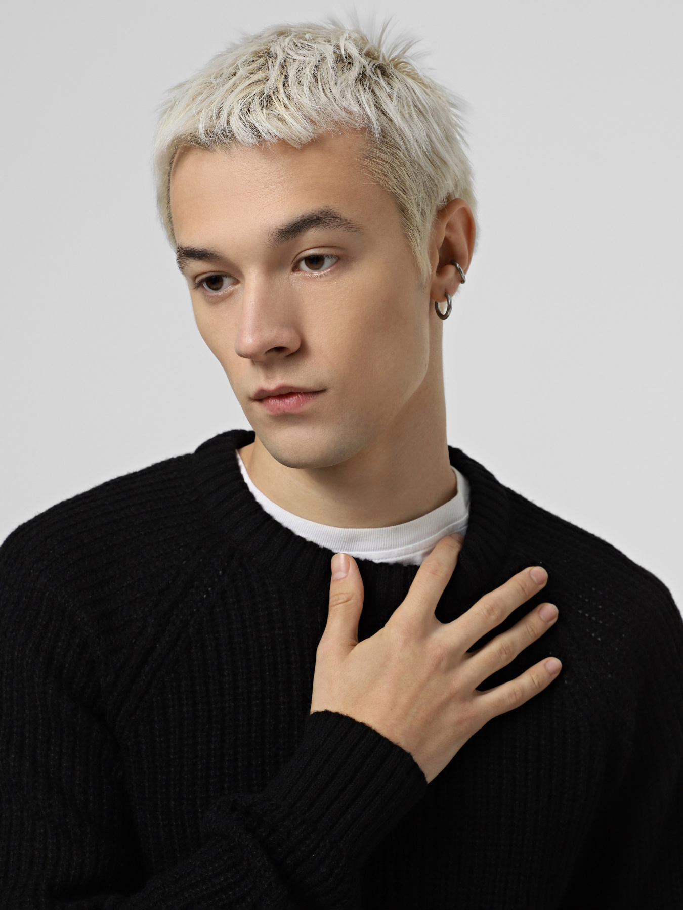 Джемпер JACK & JONES модель 12267393_Black Фото