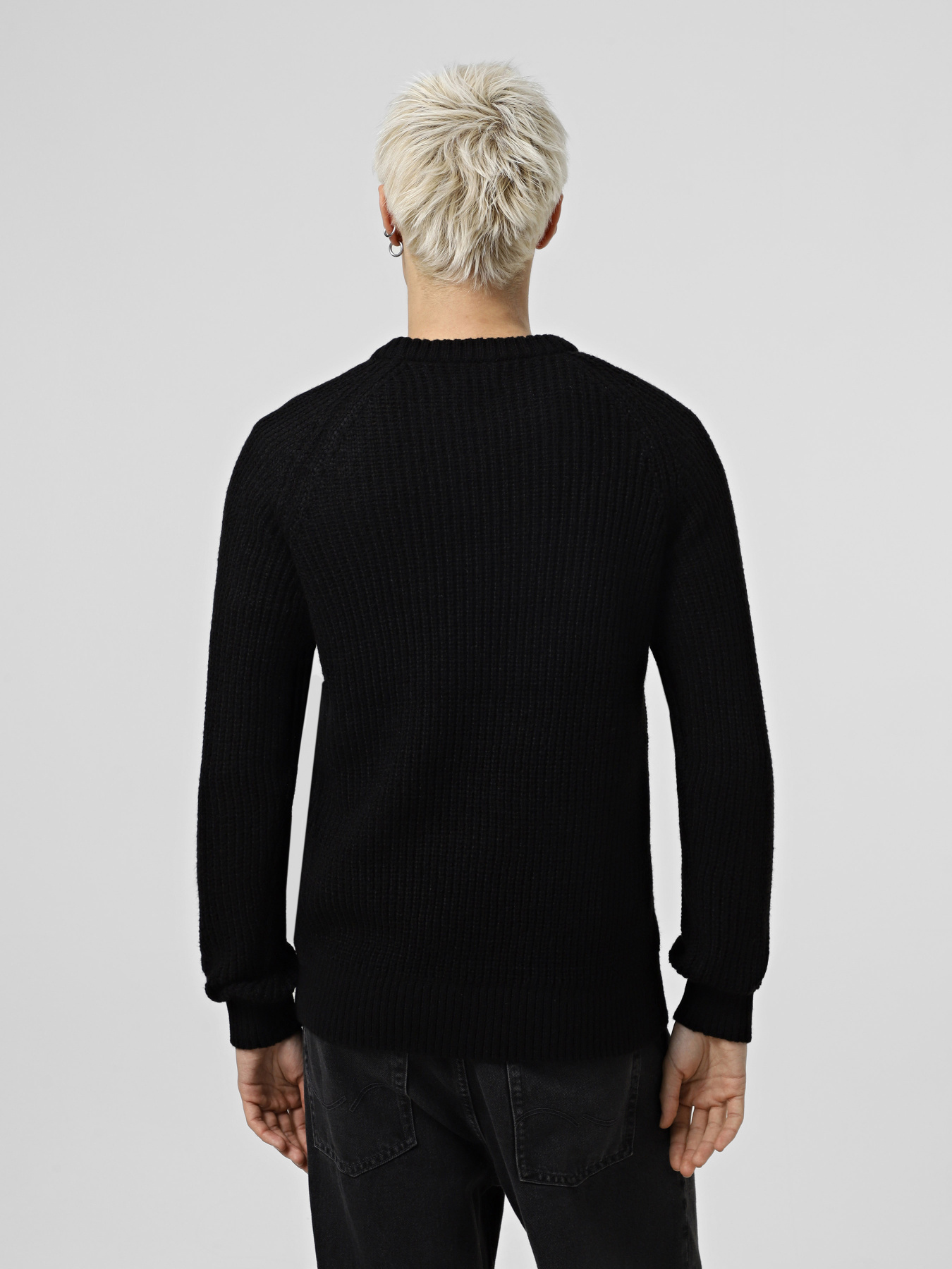 Джемпер JACK & JONES модель 12267393_Black Фото