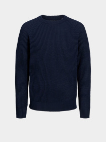 Джемпер JACK & JONES модель 12267393_Navy Blazer Фото