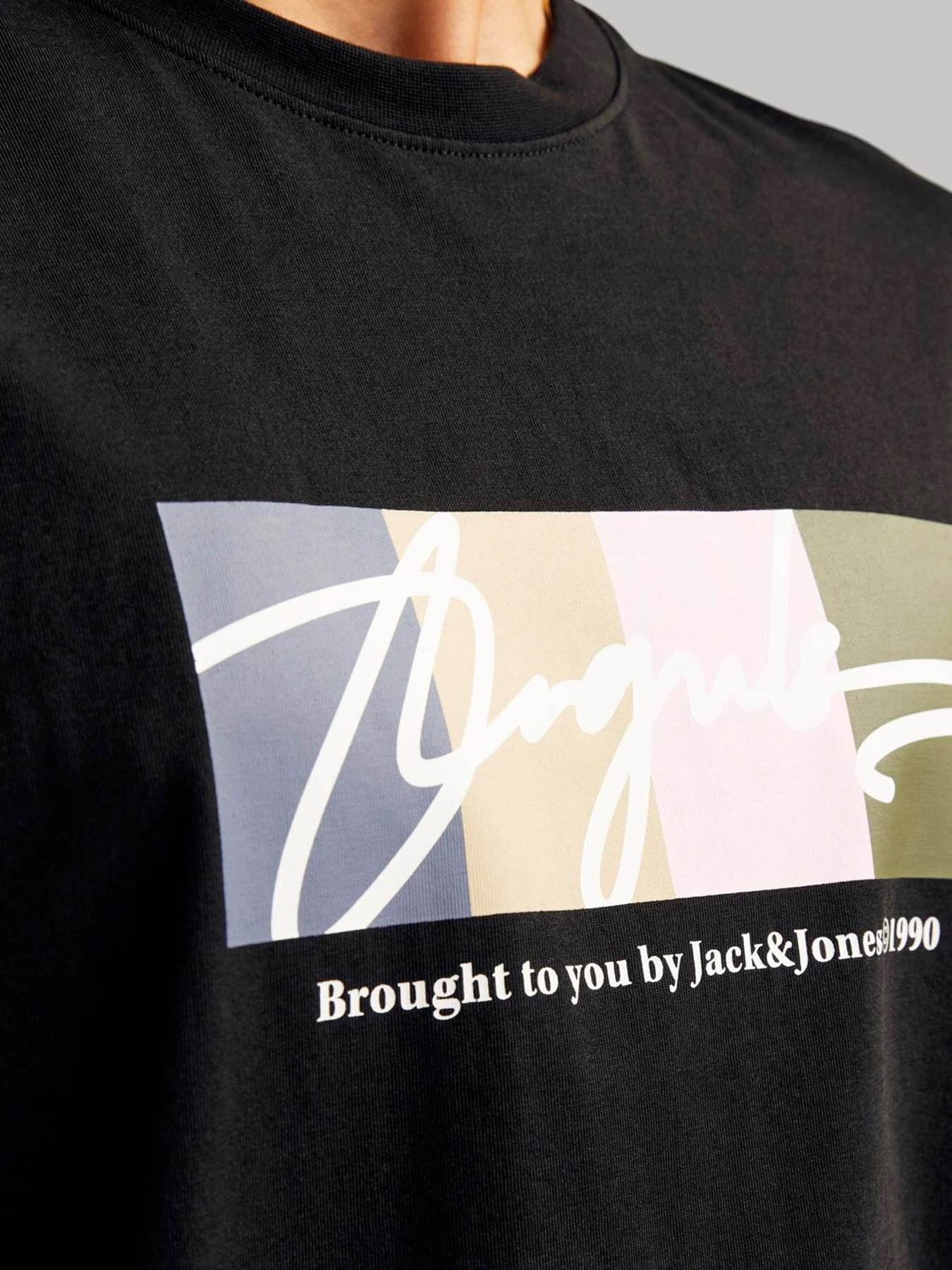 Футболка JACK & JONES модель 12262662_Black Фото