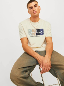 Футболка JACK & JONES модель 12262662_Buttercream Фото