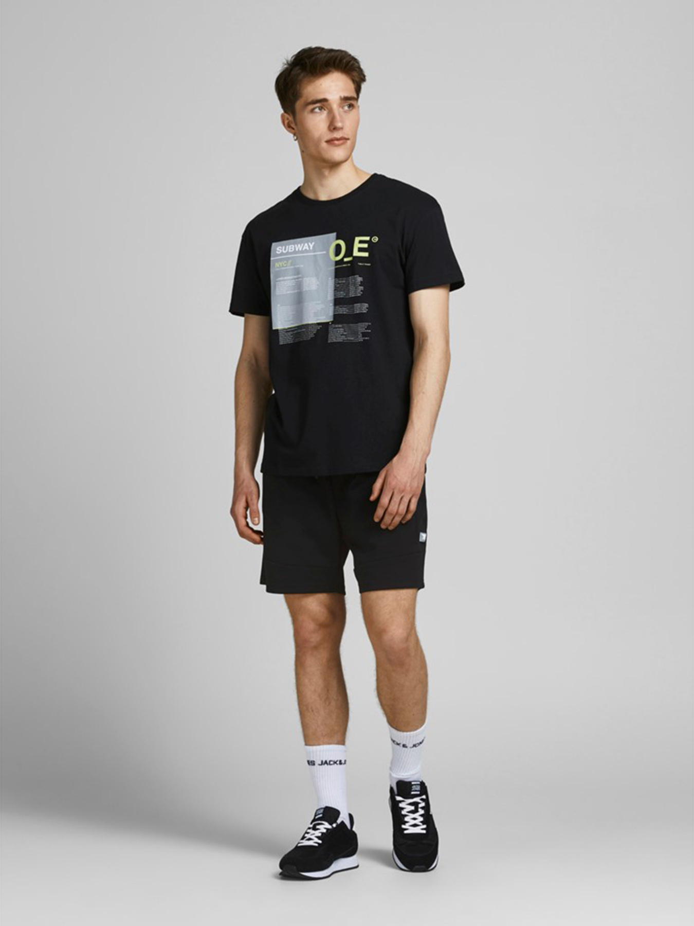 Шорты JACK & JONES модель 12186750_Black Фото