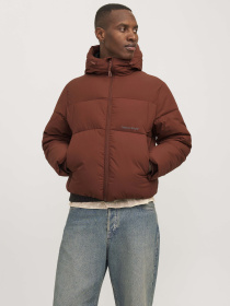 Зимняя куртка JACK & JONES модель 12260433_Brandy Brown Фото