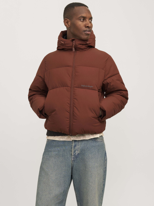 Зимняя куртка JACK & JONES модель 12260433_Brandy Brown Фото