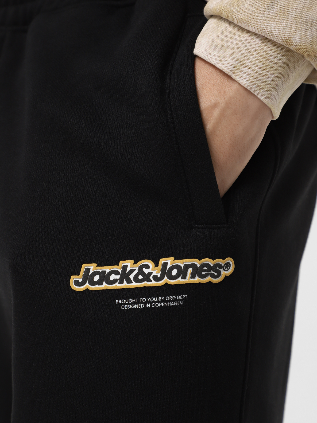 Штаны спортивные JACK & JONES модель 12266749_Black Фото