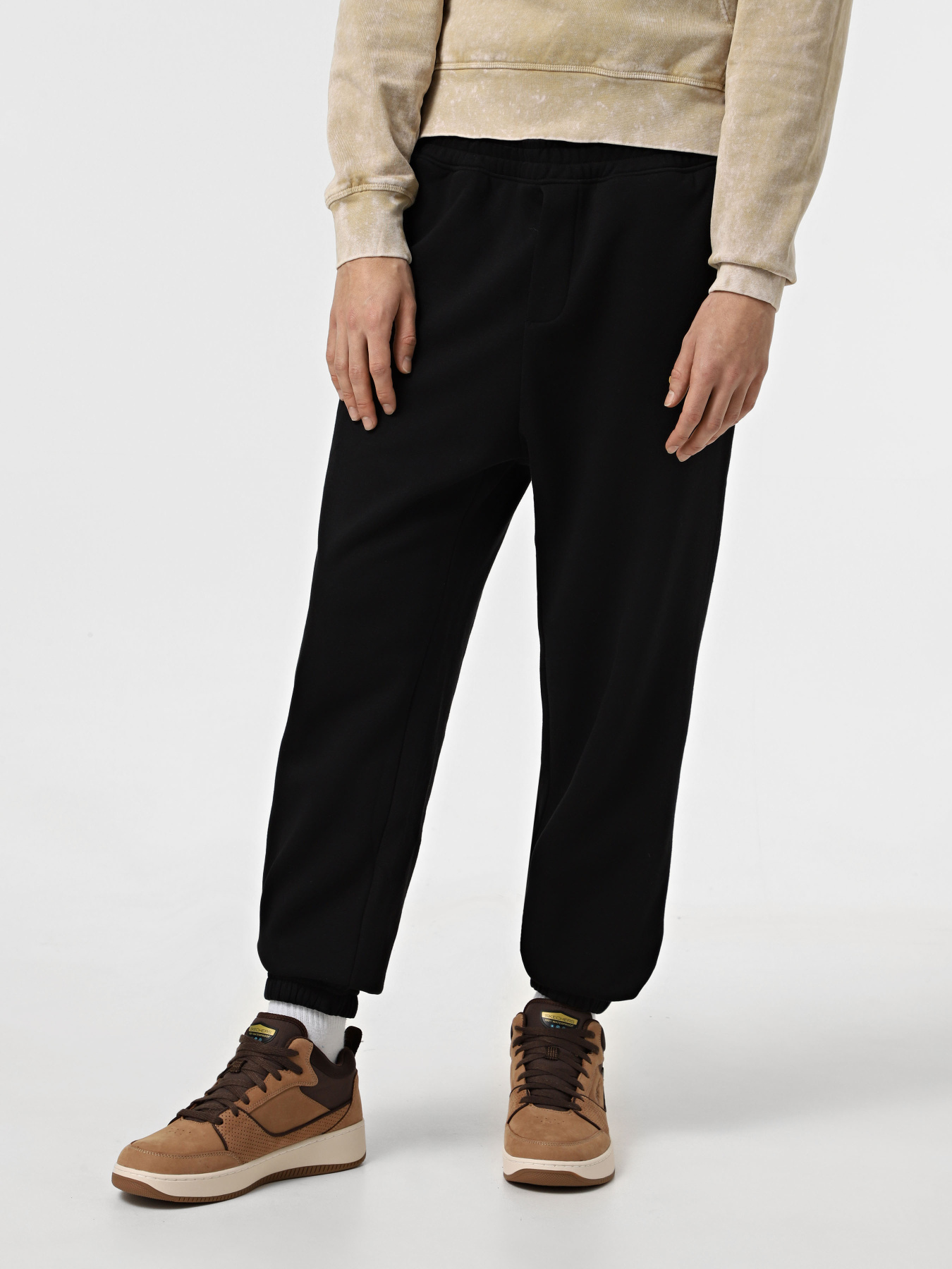 Штаны спортивные JACK & JONES модель 12266749_Black Фото