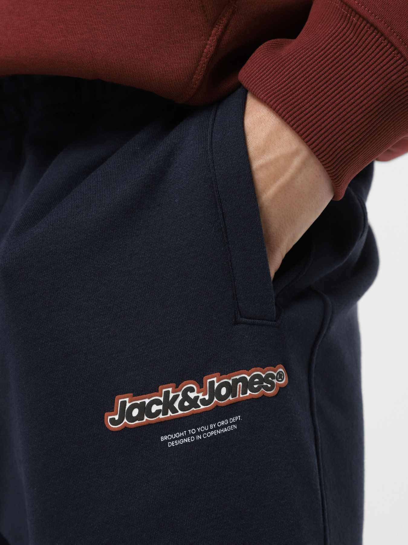 Штаны спортивные JACK & JONES модель 12266749_Sky Captain Фото