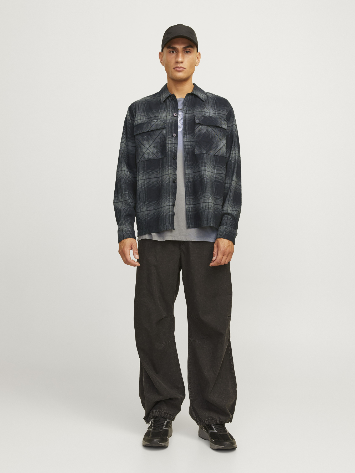 Рубашка в клетку JACK & JONES модель 12266047_Urban Chic Фото