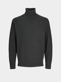 Свитер JACK & JONES модель 12260386_Dark Grey Melange CYCLO 10 Фото