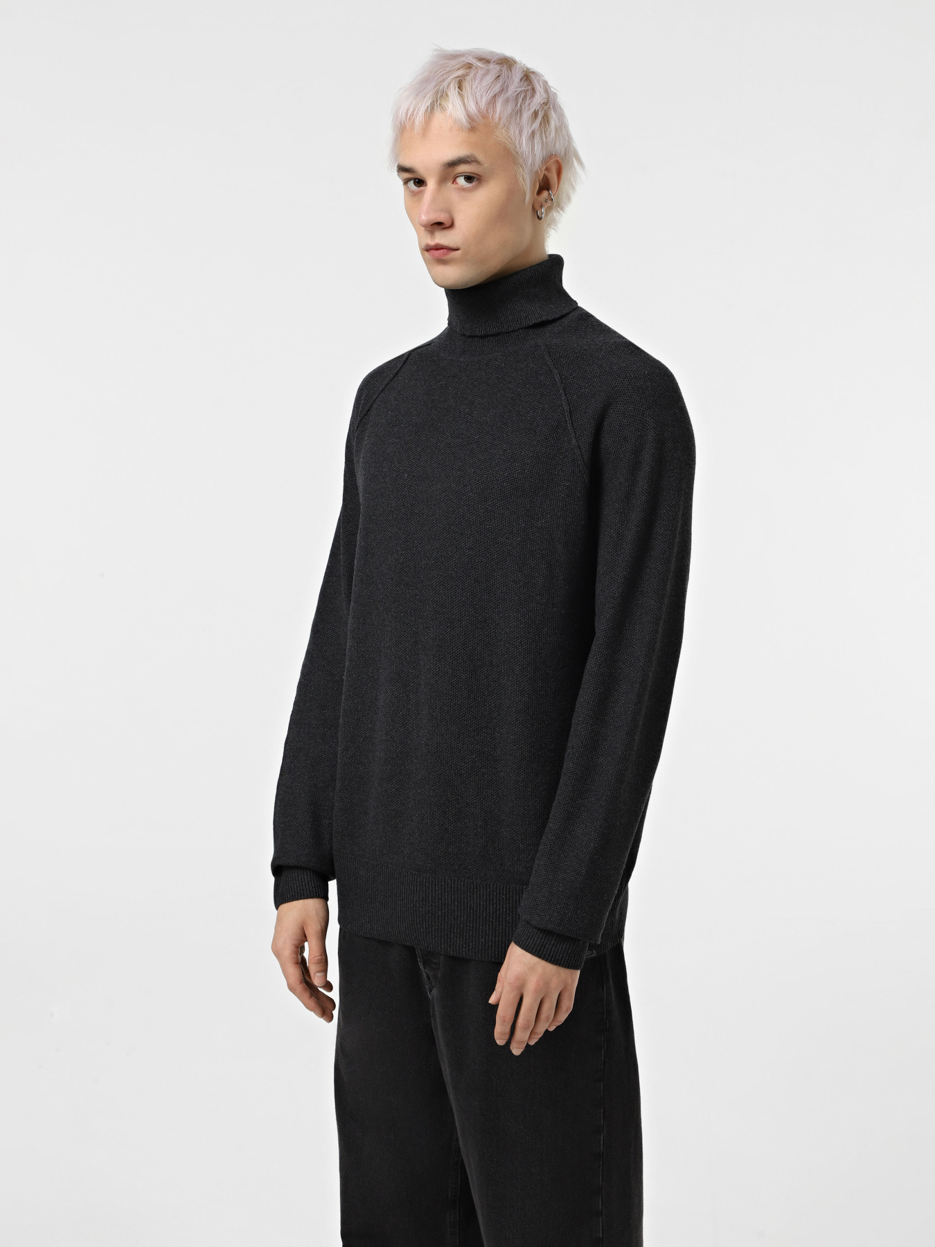 Светр JACK & JONES модель 12260386_Dark Grey Melange CYCLO 10 Фото