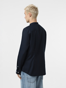 Рубашка повседневная JACK & JONES модель 12205921_Navy Blazer Фото