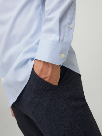 Сорочка JACK & JONES модель 12227385_Cashmere Blue SLIM FIT Фото