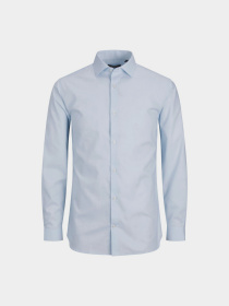 Сорочка класична JACK & JONES модель 12227385_Cashmere Blue SLIM FIT Фото