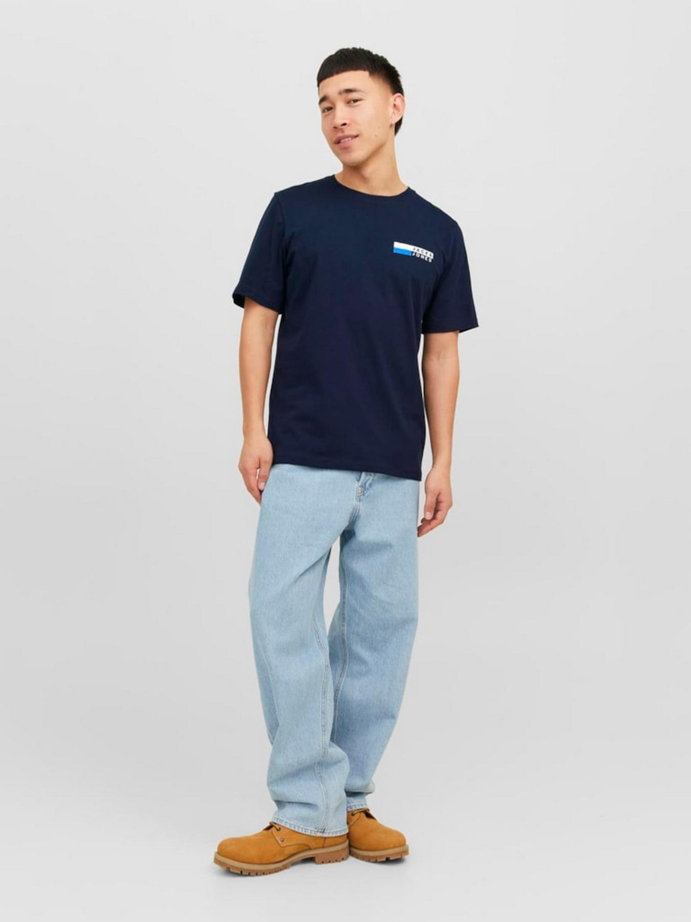 Футболка JACK & JONES модель 12233999_Navy Blazer P4 Small Print Фото