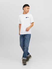 Футболка JACK & JONES модель 12233999_White P4 Small Print Фото