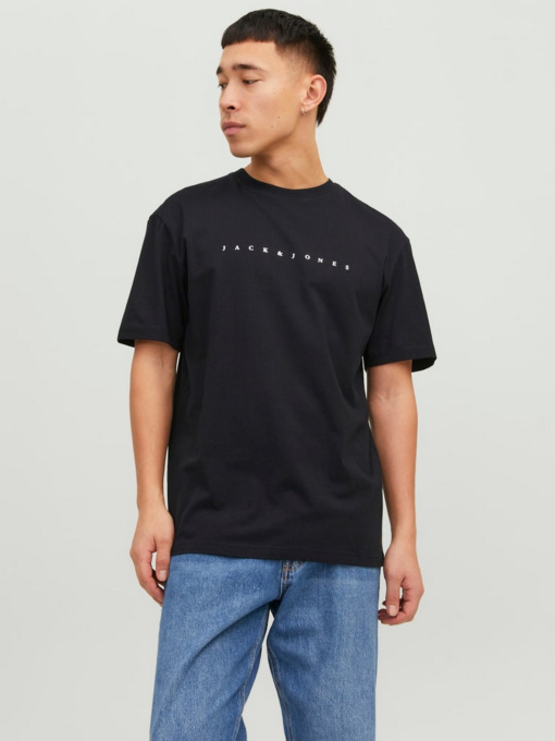Футболка JACK & JONES модель 12234746_Black Футболка JACK & JONES модель 12234746_Black Фото