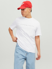 Футболка JACK & JONES модель 12234746_White Фото
