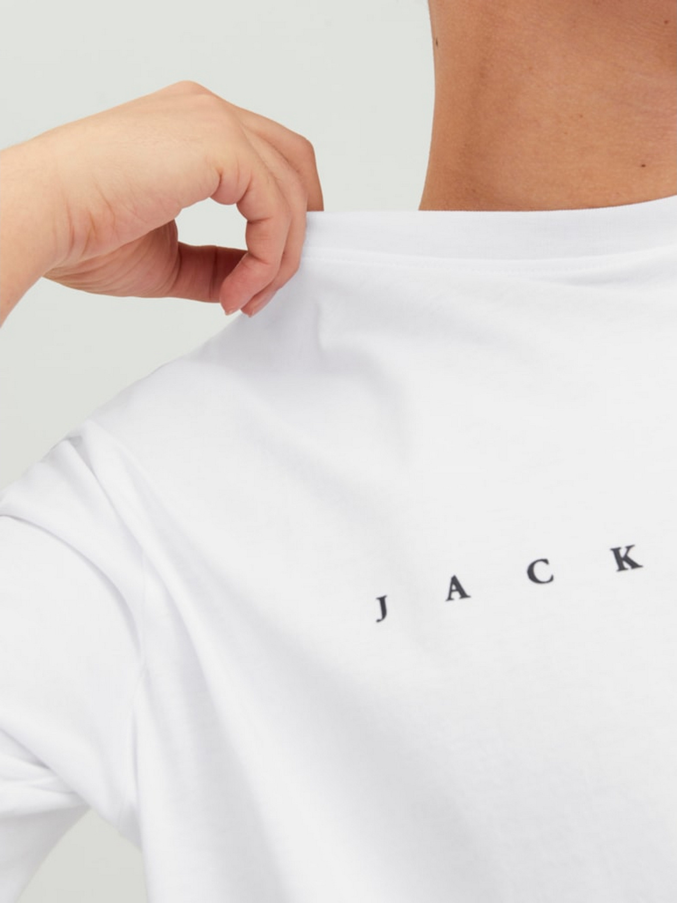 Футболка JACK & JONES модель 12234746_White Фото