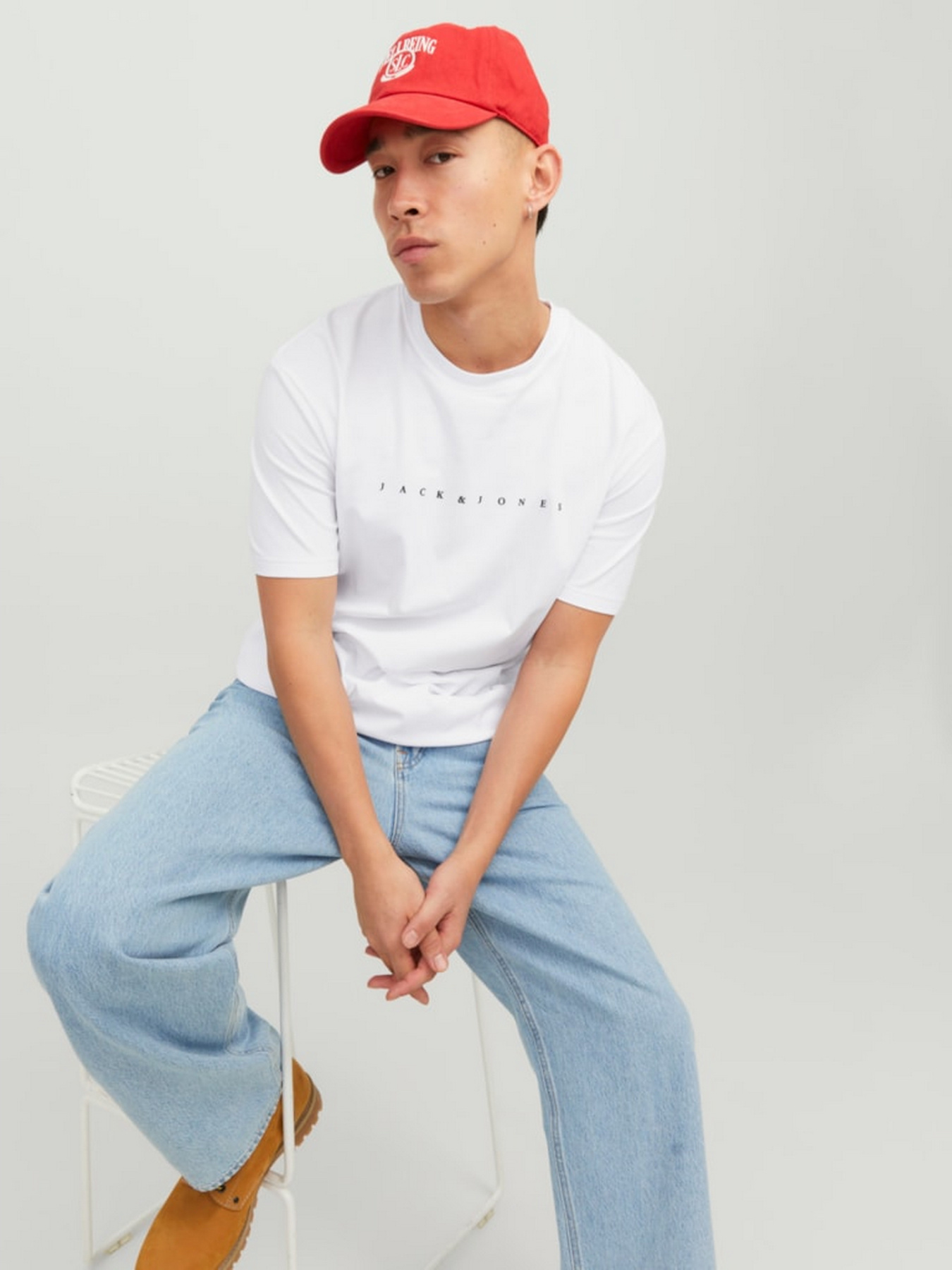 Футболка JACK & JONES модель 12234746_White Фото