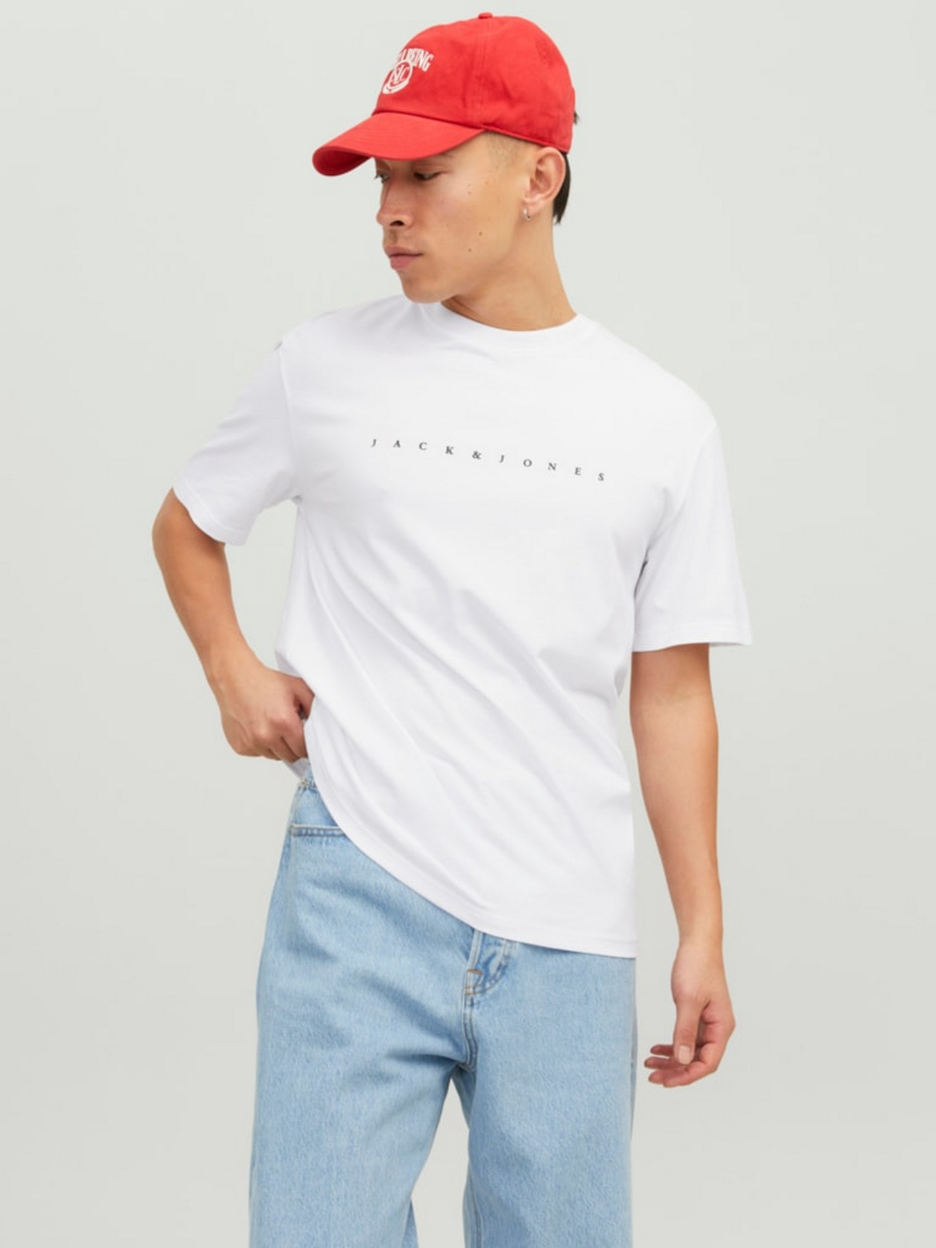 Футболка JACK & JONES модель 12234746_White Фото