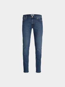 Зауженные джинсы JACK & JONES модель 12246914_Blue Denim Фото