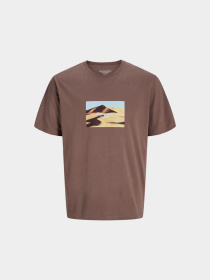 Футболка JACK & JONES модель 12250421_Deep Taupe SS25 Фото