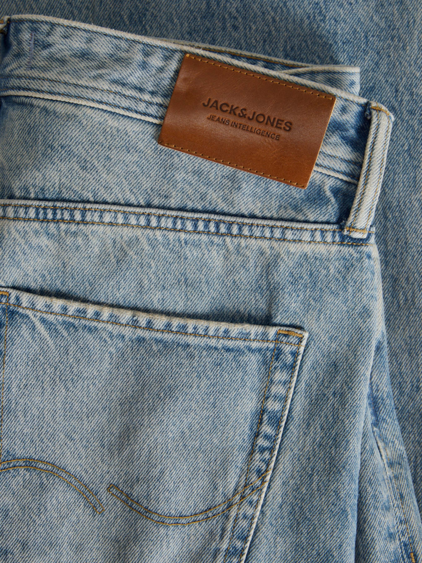 Прямі джинси JACK & JONES модель 12250742_Blue Denim Фото