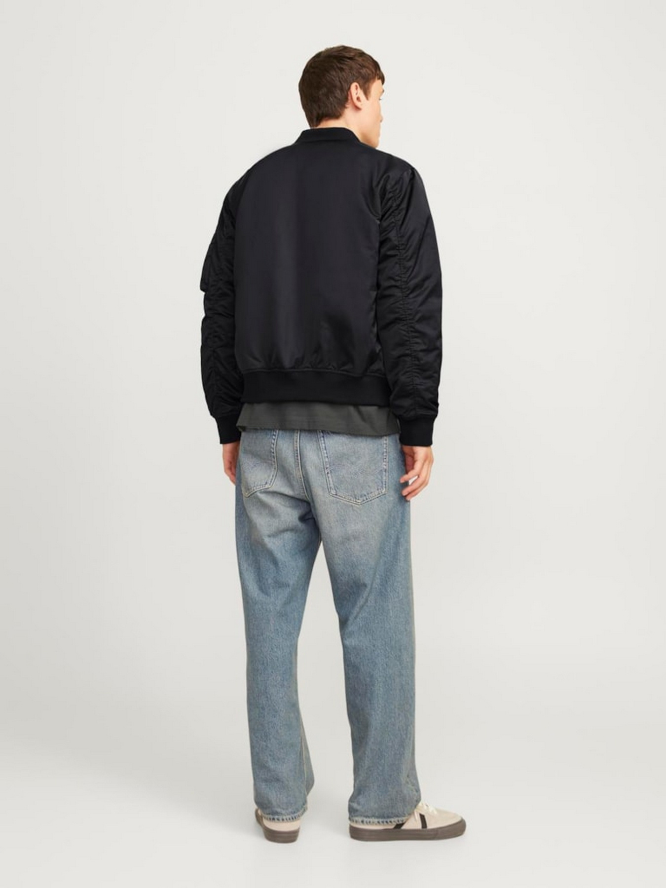 Бомбер JACK & JONES модель 12256857_Black Фото