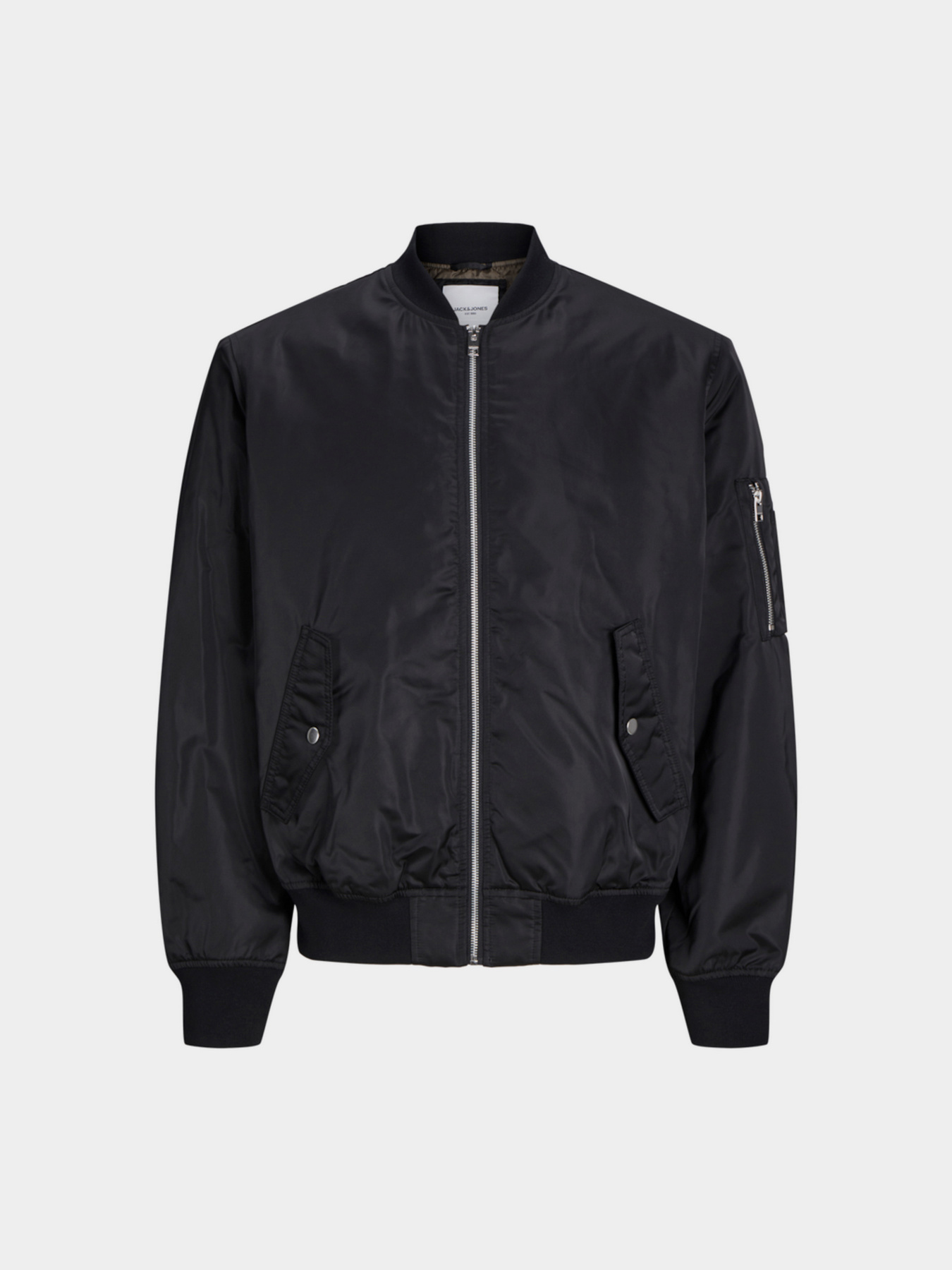 Бомбер JACK & JONES модель 12256857_Black Фото