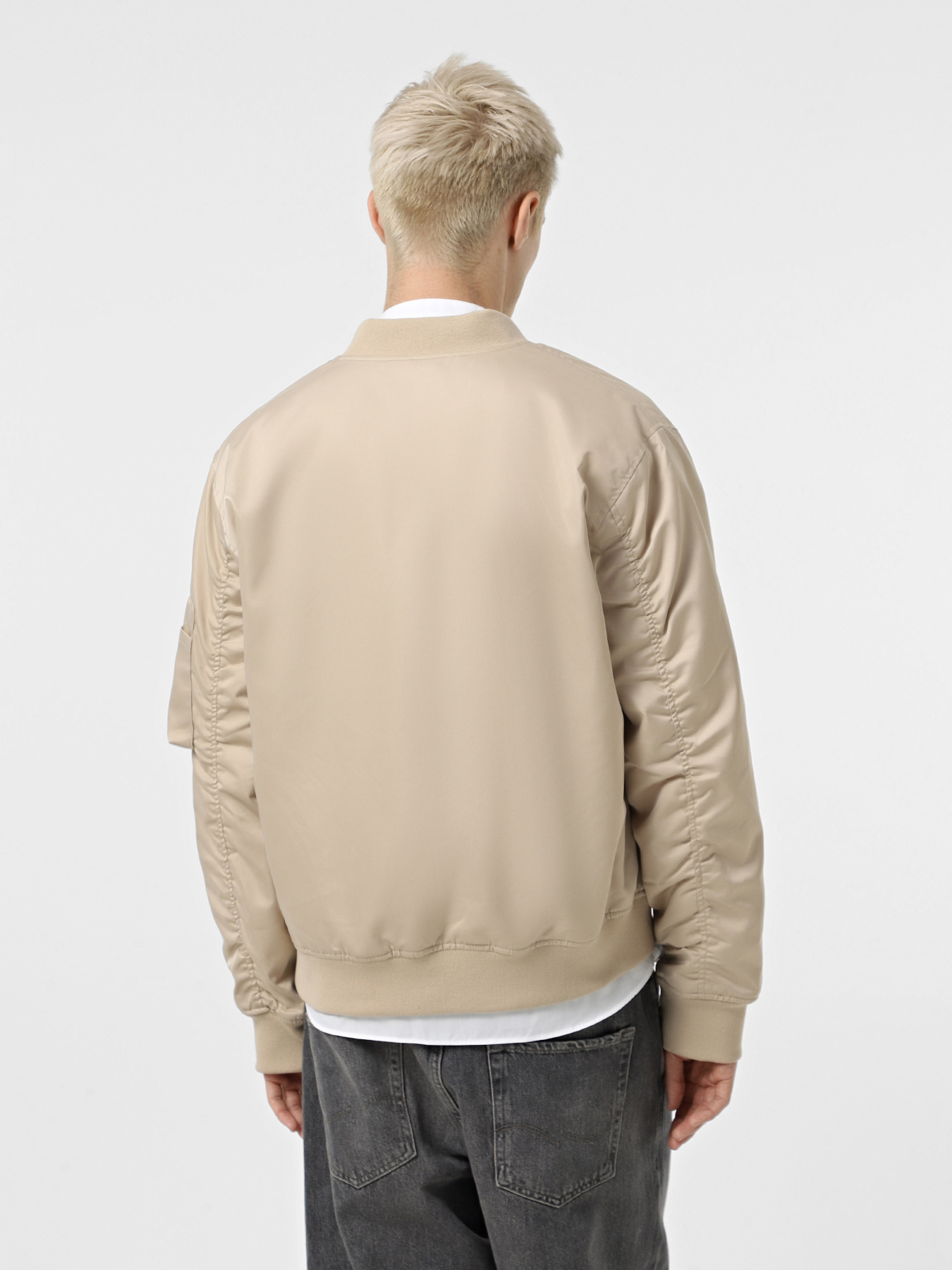 Бомбер JACK & JONES модель 12256857_Oxford Tan Фото