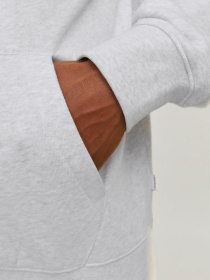 Худи JACK & JONES модель 12257852_White Melange Фото