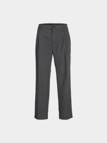 Штани класичні JACK & JONES модель 12267059_Dark Grey Pinstripe Фото