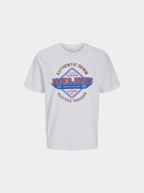 Футболка JACK & JONES Модель 12268267_Bright White Фото