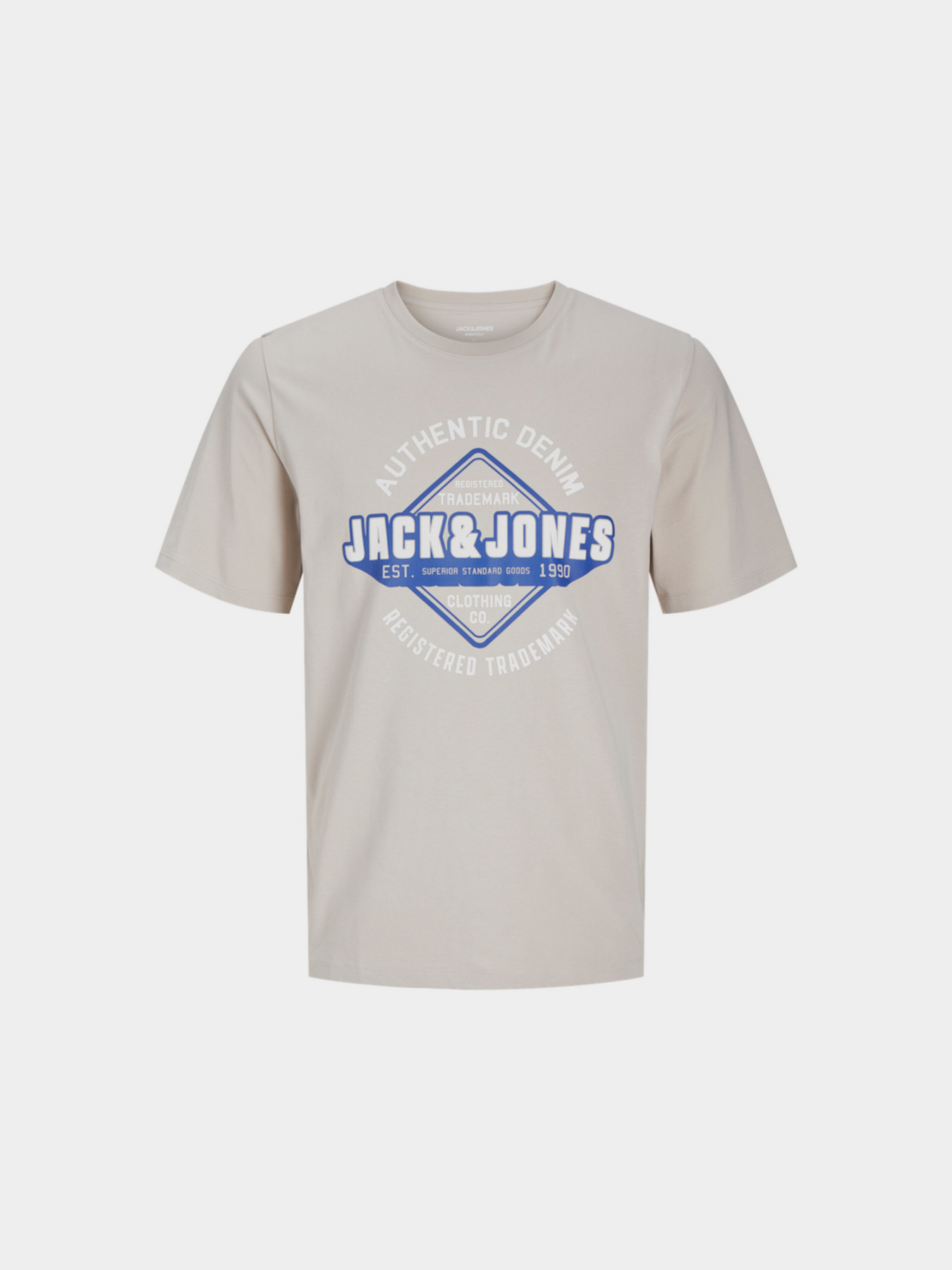 Футболка JACK & JONES модель 12268267_Moonbeam Фото