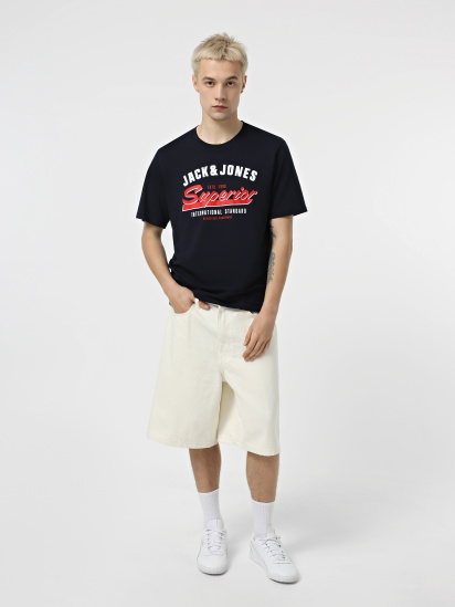 Футболка JACK & JONES модель 12268267_Sky Captain — фото - INTERTOP