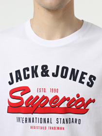 Футболка JACK & JONES модель 12268267_White Фото