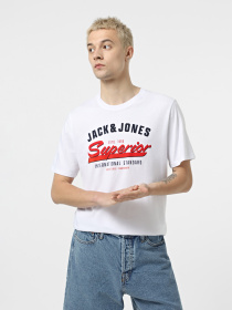 Футболка JACK & JONES модель 12268267_White Фото