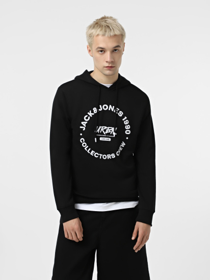 Худі JACK & JONES модель 12269353_Black - фото