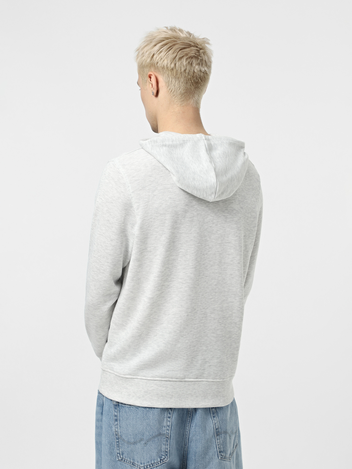 Худи JACK & JONES модель 12269353_White Melange Фото