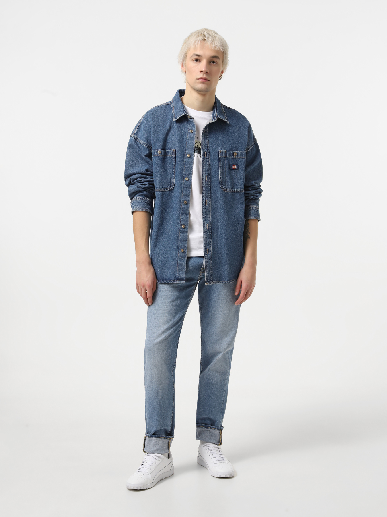 Завужені джинси JACK & JONES модель 12269511_Blue Denim Фото